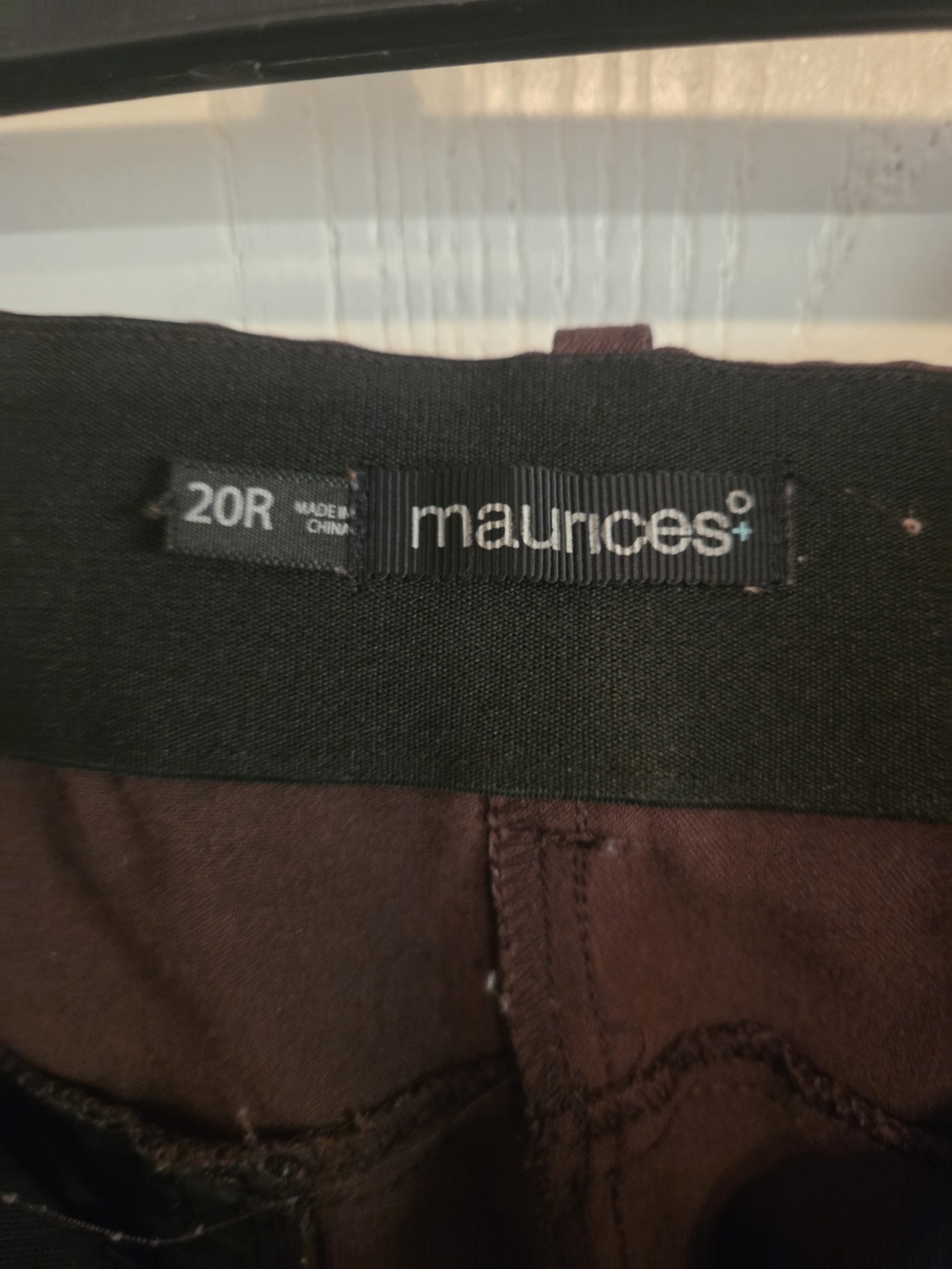 Maurices Brown Straight-Leg Pants - Picture 6 of 6